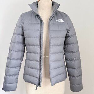 THE NORTH FACE DOWN FZ JACKET MEDIUM GRAY SZ S NEW WITH TAGS $250
